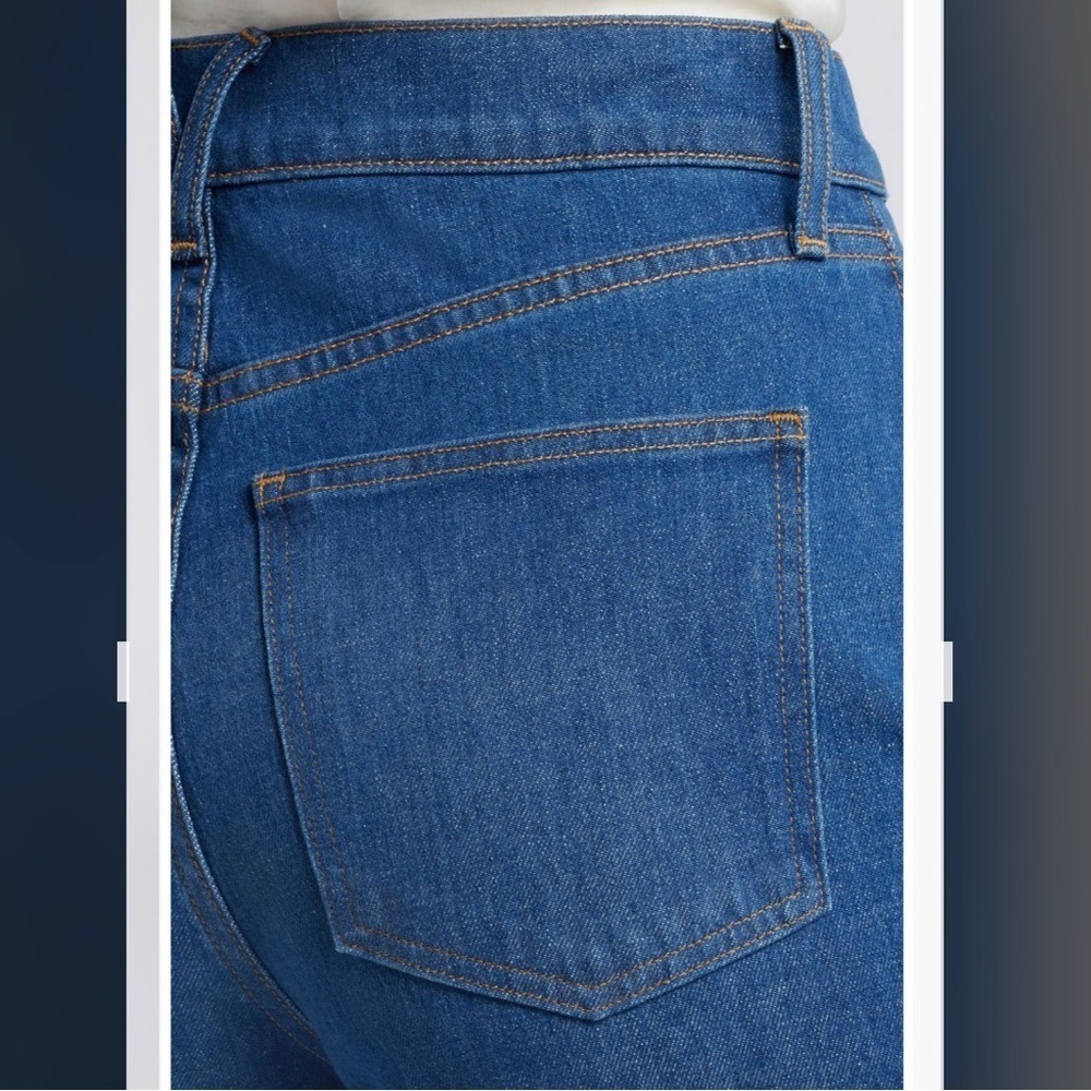 Veronica Beard Alenah Slim Straight Leg Jeans in Cornflower Size 27 - Picture 4 of 12